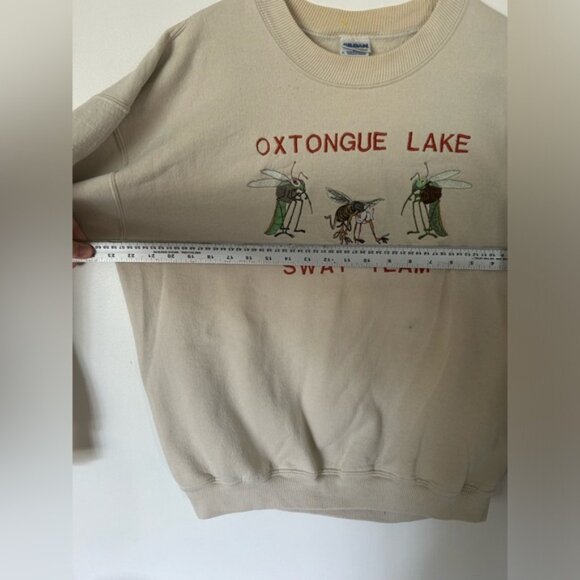 Vintage 1990s Oxtongue Lake Crew Neck Sweater - Picture 3 of 7